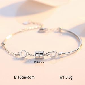Sterling Silver Bracelet - KFB975-WGBY