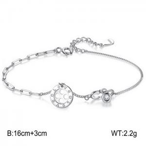 Sterling Silver Bracelet - KFB991-WGBY