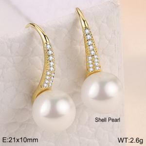 Sterling Silver Earring - KFE1180-WGBF