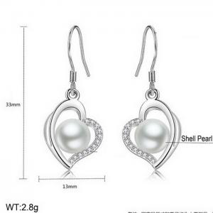 Sterling Silver Earring - KFE1205-WGBF