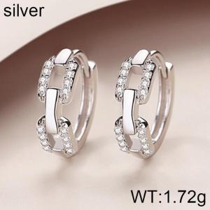 Sterling Silver Earring - KFE1241-WGJH