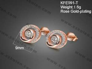 Sterling Silver Earring - KFE991-T