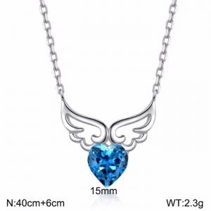 Sterling Silver Necklace - KFN1628-WGBY