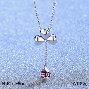 Sterling Silver Necklace - KFN1629-WGBY