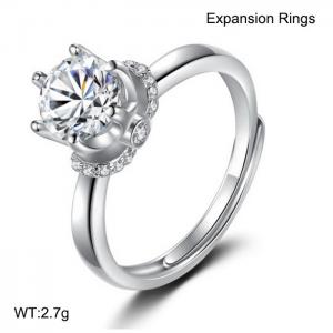 Sterling Silver Ring - KFR1383-WGBY