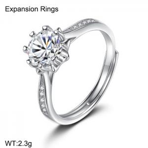 Sterling Silver Ring - KFR1387-WGBY