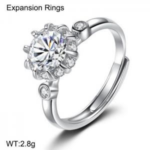 Sterling Silver Ring - KFR1391-WGBY