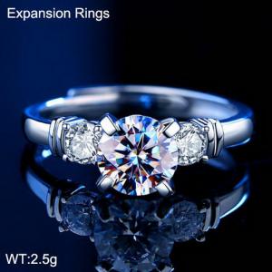 Sterling Silver Ring - KFR1404-WGBY