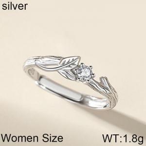 Sterling Silver Ring - KFR1426-WGJH