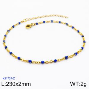Stainless Steel Gold-plating Bracelet - KJ1737-Z
