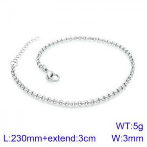 Classic, fashionable and personalized titanium steel fine bracelet bracelet - KJ2072-Z