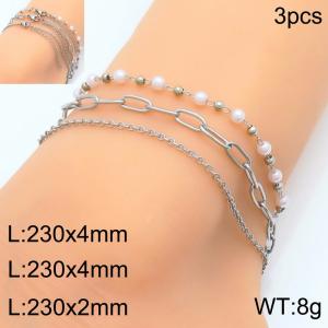 Stainless Steel Anklet - KJ4135-Z