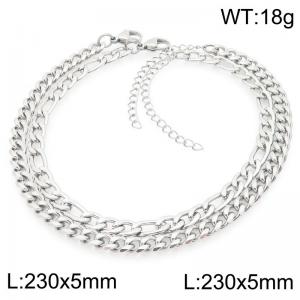 Stainless Steel Anklet - KJ4368-Z