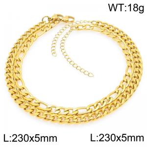 Gold-Plating Anklets - KJ4369-Z
