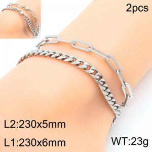 Stainless Steel Anklet - KJ4373-Z