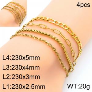 Gold-Plating Anklets - KJ4374-Z