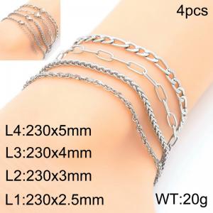 Stainless Steel Anklet - KJ4375-Z