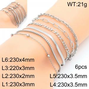 Stainless Steel Anklet - KJ4377-Z