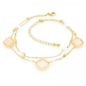 Gold-Plating Anklets - KJ4470-HM