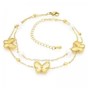 Gold-Plating Anklets - KJ4471-HM