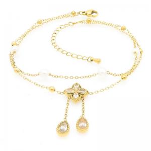 Gold-Plating Anklets - KJ4474-HM