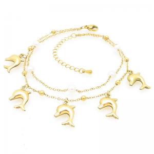 Gold-Plating Anklets - KJ4476-HM