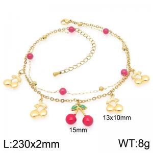 Gold-Plating Anklets - KJ4580-Z