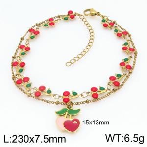 Gold-Plating Anklets - KJ4722-Z
