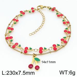 Gold-Plating Anklets - KJ4723-Z