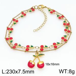 Gold-Plating Anklets - KJ4725-Z