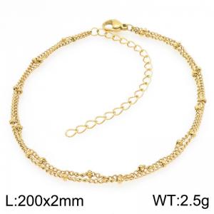 Gold-Plating Anklets - KJ4730-Z