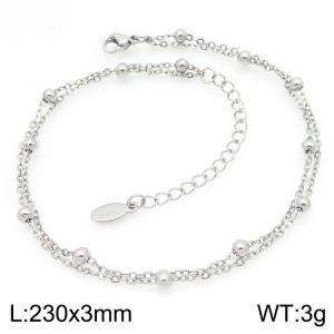 Stainless Steel Anklet - KJ4733-Z