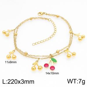 Gold-Plating Anklets - KJ4741-Z
