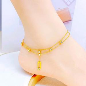 Gold-Plating Anklets - KJ4768-SXSJ