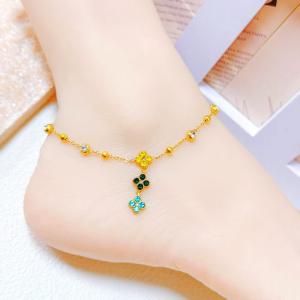 Gold-Plating Anklets - KJ4773-SXSJ