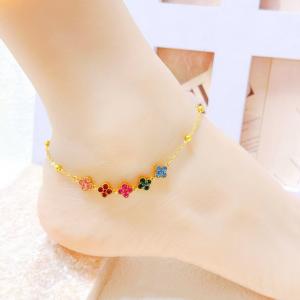 Gold-Plating Anklets - KJ4774-SXSJ