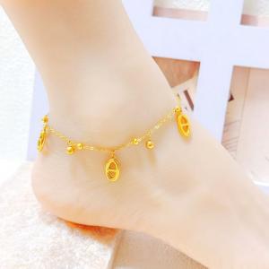 Gold-Plating Anklets - KJ4778-SXSJ