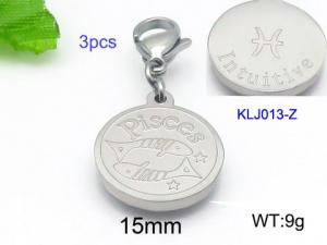 Stainless Steel Charms with Lobster - KLJ013-Z