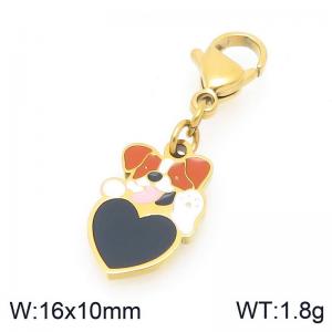Stainless Steel Charms - KLJ10619-Z