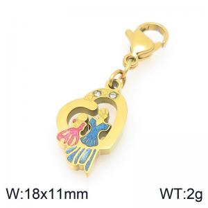 Stainless Steel Charms - KLJ10640-Z