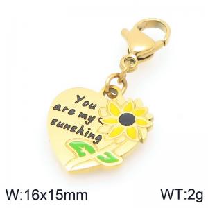 Stainless Steel Charms - KLJ10648-Z
