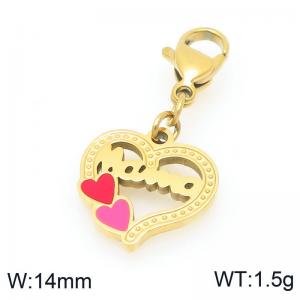 Stainless Steel Charms - KLJ10683-Z