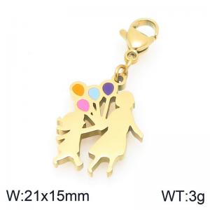 Stainless Steel Charms - KLJ10710-Z