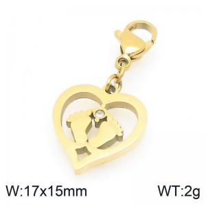 Stainless Steel Charms - KLJ10714-Z