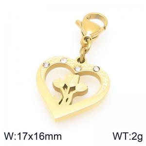 Stainless Steel Charms - KLJ10715-Z