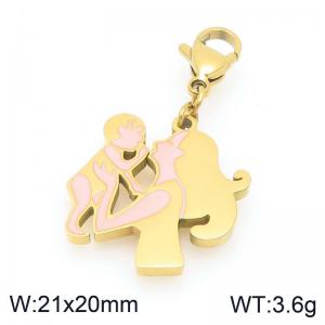 Stainless Steel Charms - KLJ10732-Z