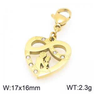 Stainless Steel Charms - KLJ10735-Z