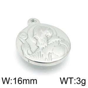 Stainless Steel Charm - KLJ4868-Z