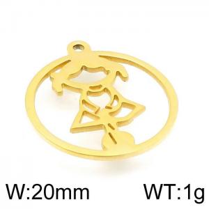 Stainless Steel Charm - KLJ4878-Z