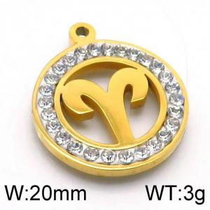 Stainless Steel Charm - KLJ6023-Z